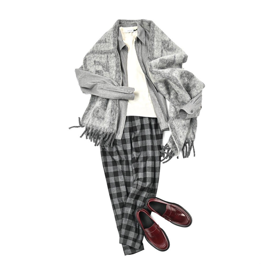 FENDI アルパカウール ロゴマフラー|396783|GUARDAROBA MILANO OFFICIAL STORE