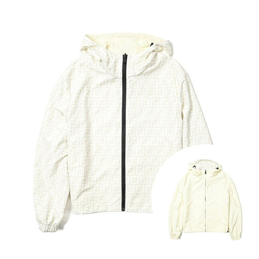 FENDI FFロゴ ナイロン100% リバーシブルフード付きブルゾン|400389 - 50|GUARDAROBA MILANO OFFICIAL STORE