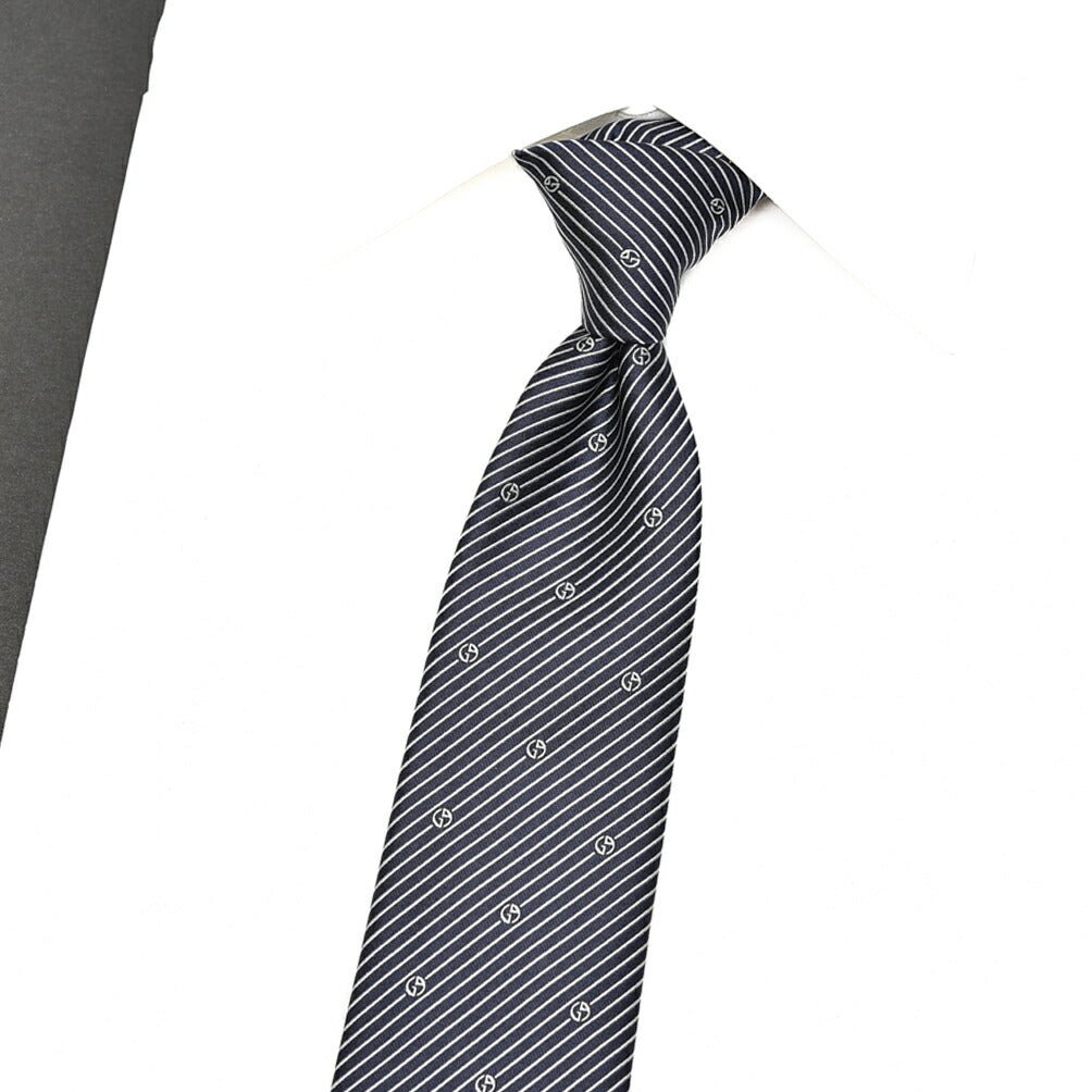 SALE|GIORGIO ARMANI シルク100% レジメンタルロゴネクタイ|405064|GUARDAROBA MILANO OFFICIAL STORE