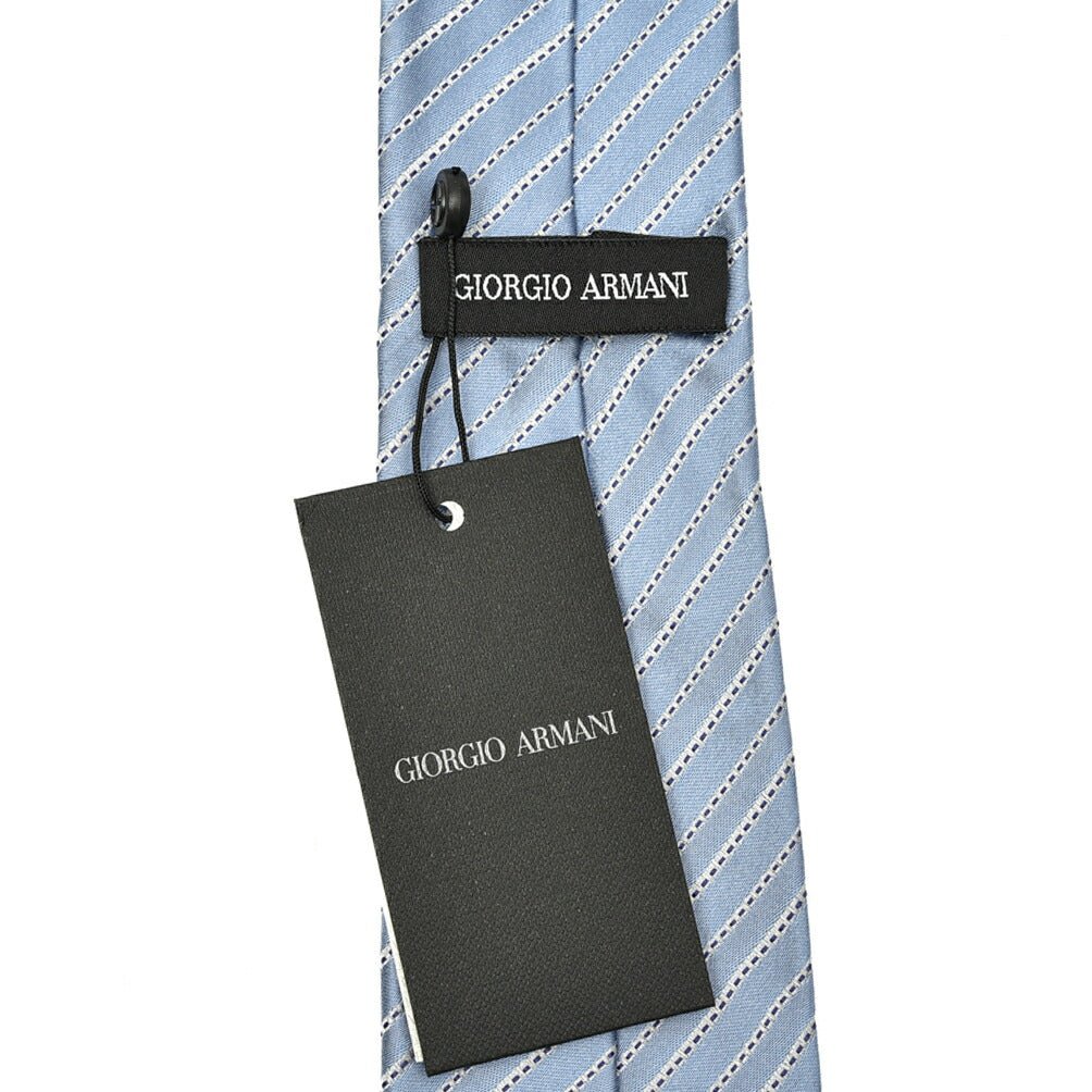 FINAL SALE|GIORGIO ARMANI シルク100% レジメンタルネクタイ|GUARDAROBA MILANO OFFICIAL STORE