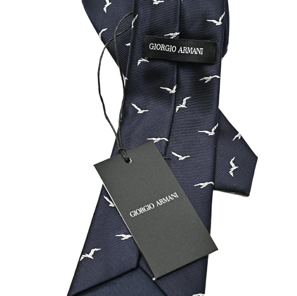 GIORGIO ARMANI シルク100% 小紋柄ロゴネクタイ|434494|GUARDAROBA MILANO OFFICIAL STORE