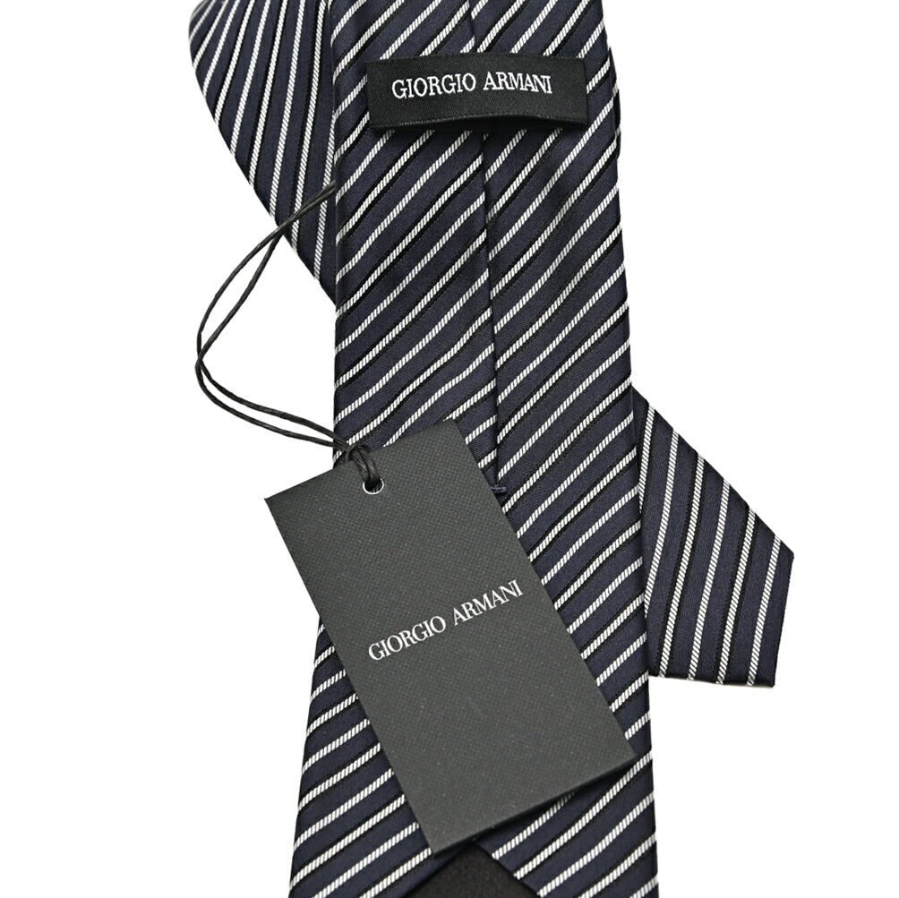 GIORGIO ARMANI シルク100% レジメンタル柄ネクタイ|434676|GUARDAROBA MILANO OFFICIAL STORE