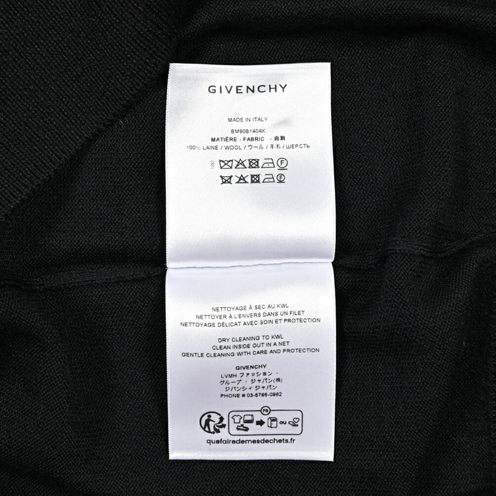 SALE|GIVENCHY ウール100% クルーネックハイゲージニットセーター|415845|GUARDAROBA MILANO OFFICIAL STORE