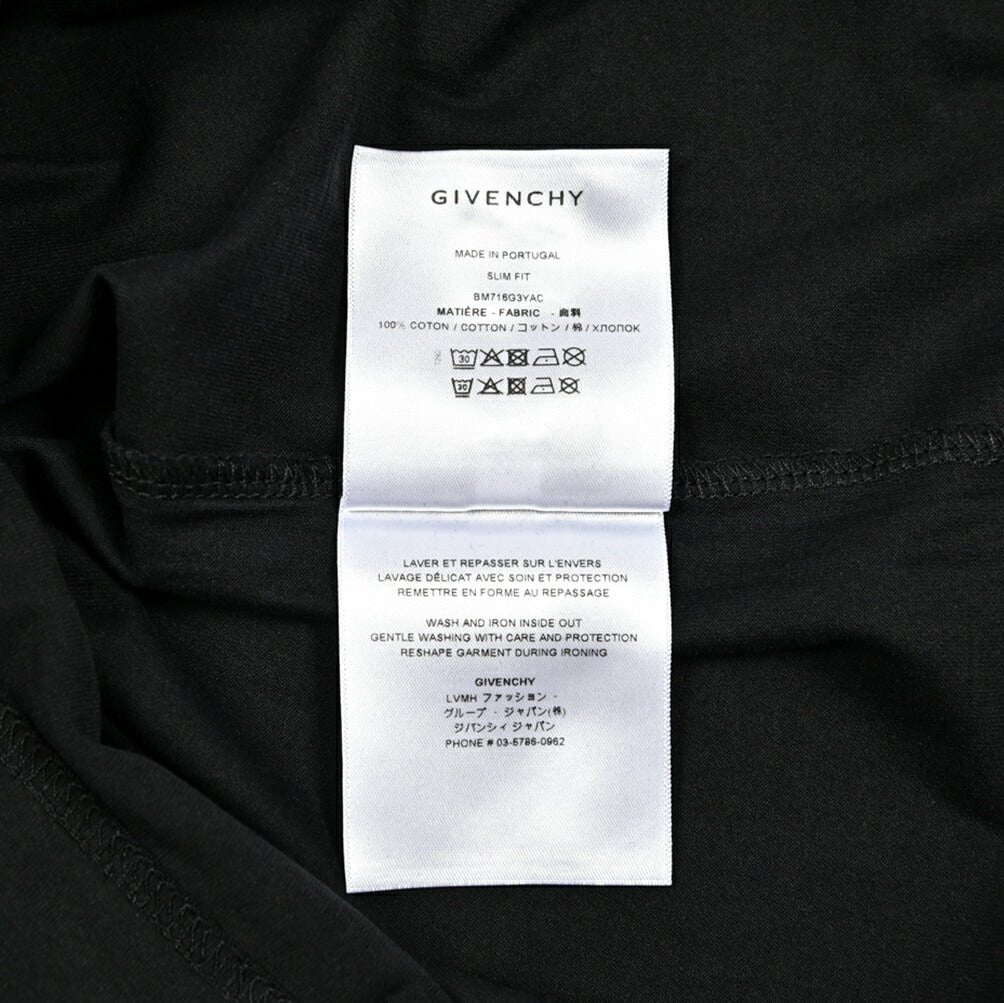 GIVENCHY コットン100% クルーネック半袖ロゴTシャツ|415840 - XS|GUARDAROBA MILANO OFFICIAL STORE