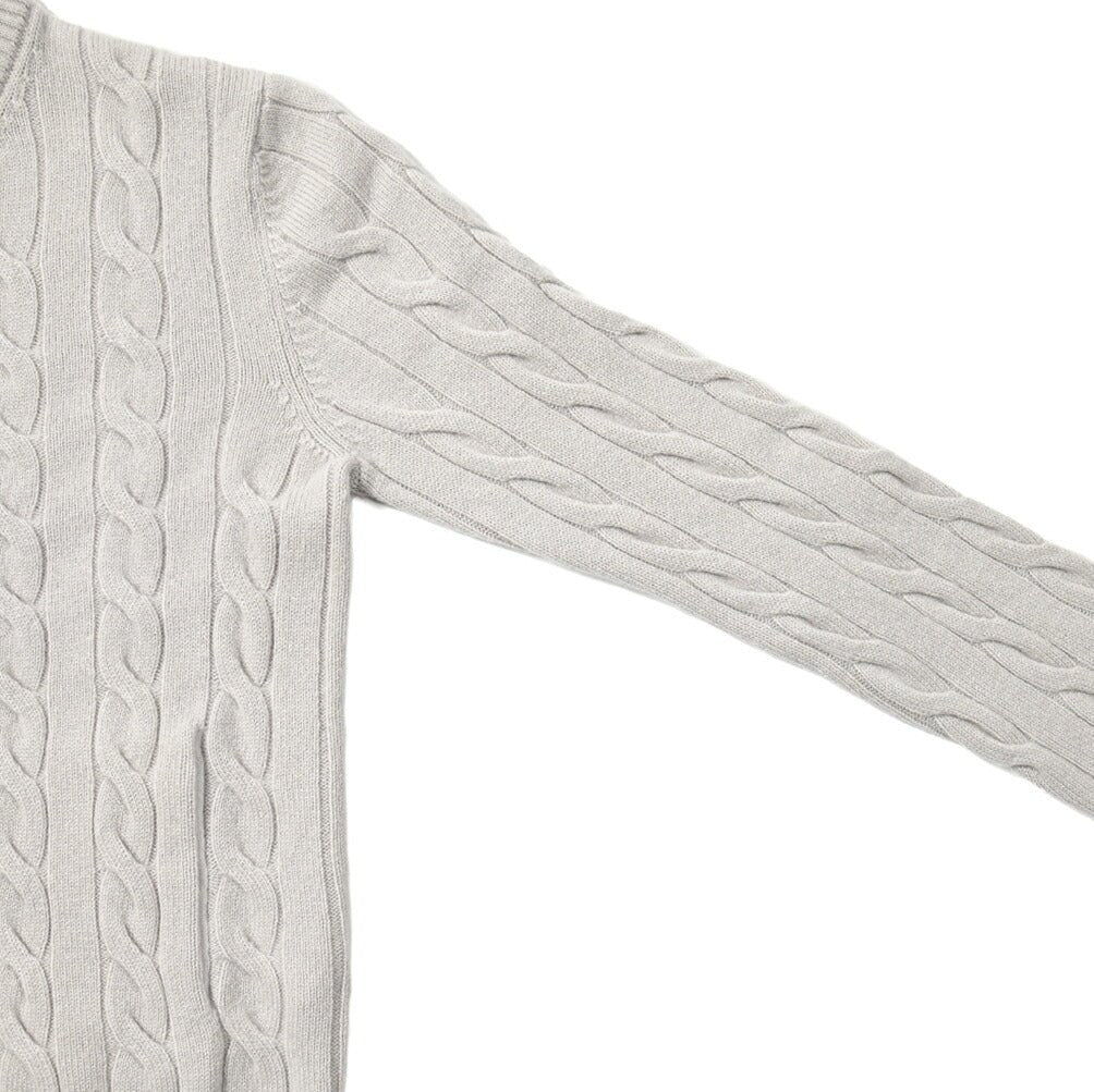 SALE|GRAN SASSO カシミヤ100% ケーブル編みニットスタンドカラーカーディガン / SLOWEAR|399590 - A - 46|GUARDAROBA MILANO OFFICIAL STORE