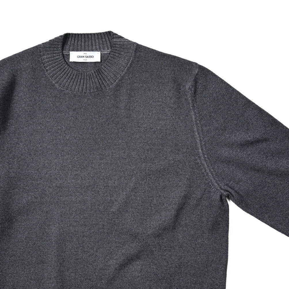 GRAN SASSO ヴァージンウール100% クルーネックニットセーター|GUARDAROBA MILANO OFFICIAL STORE