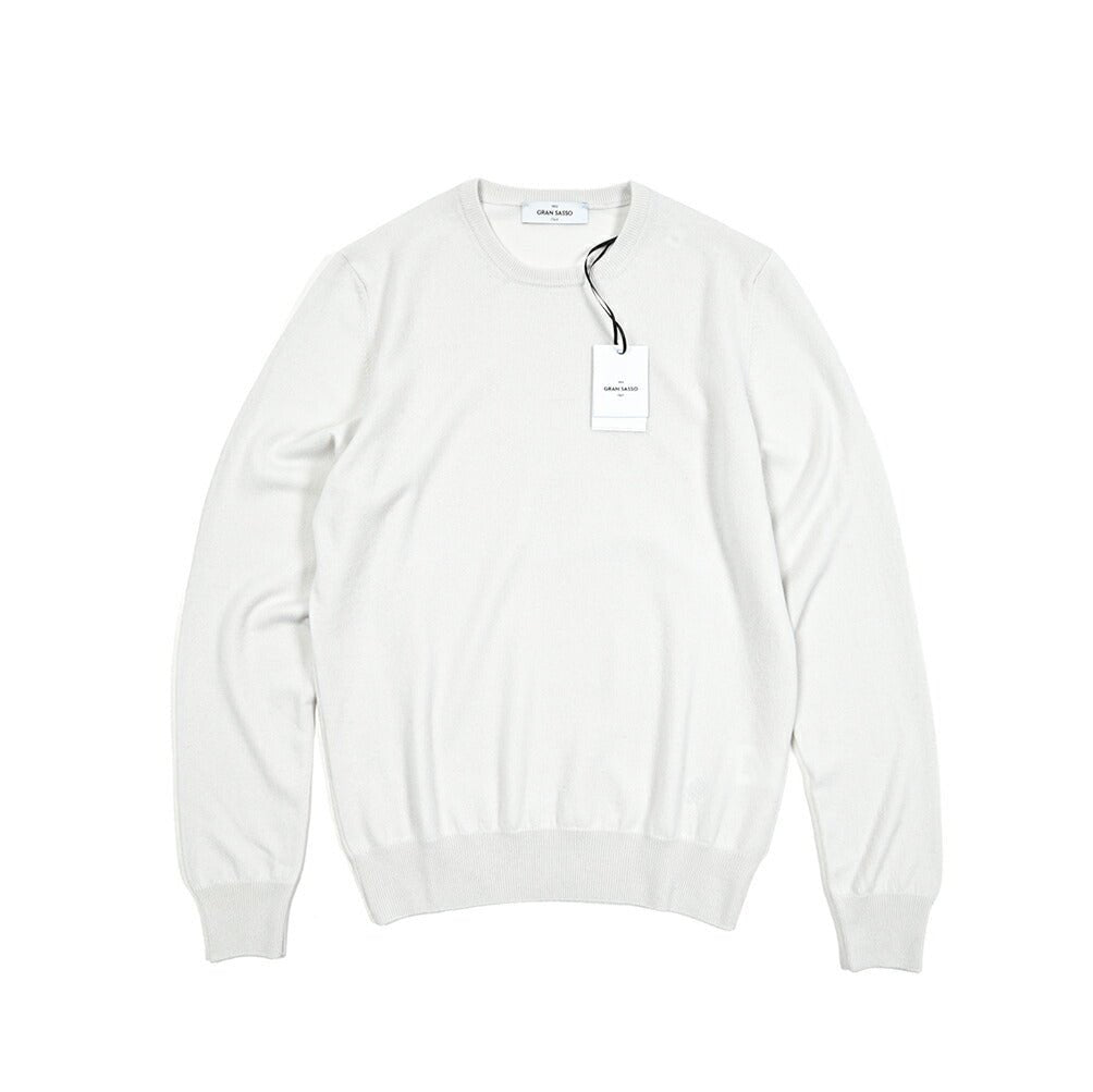 SALE|GRAN SASSO カシミヤ100% クルーネックハイゲージニットセーター / SLOWEAR|416438 - 46|GUARDAROBA MILANO OFFICIAL STORE