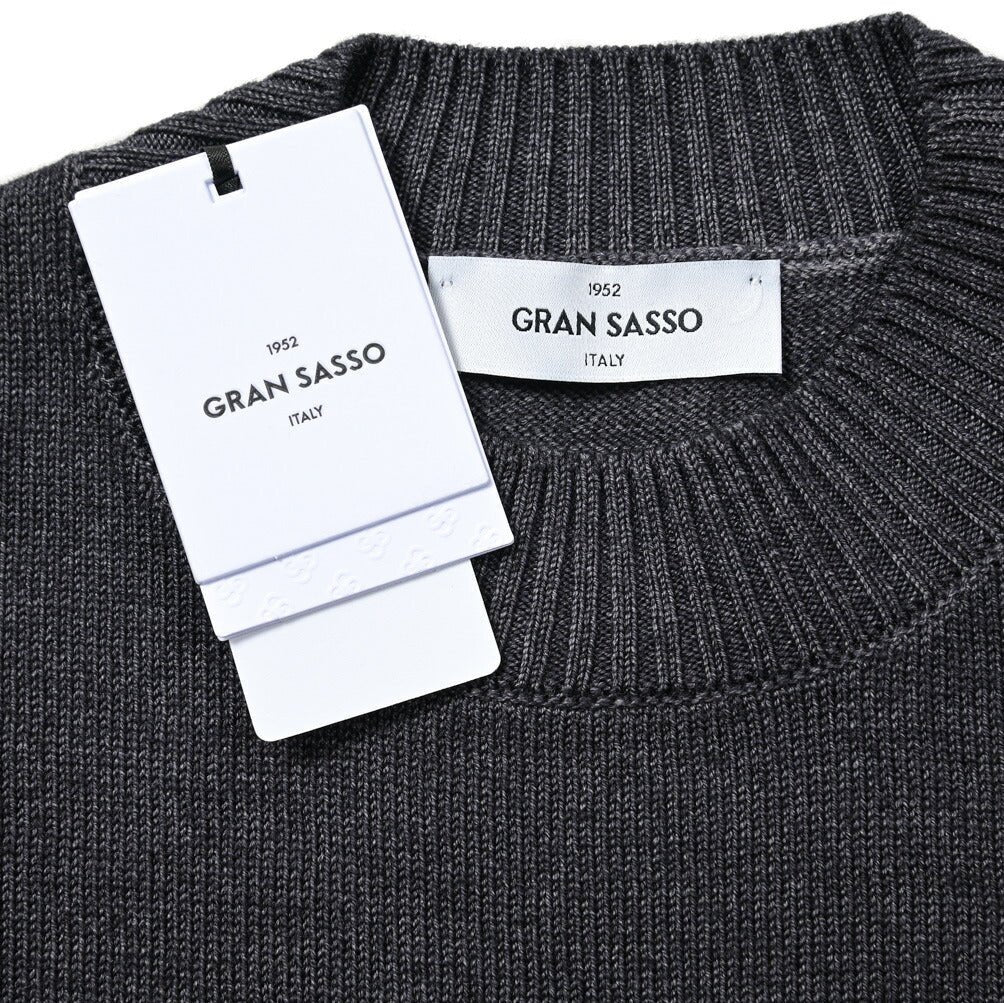 GRAN SASSO ヴァージンウール100% クルーネックニットセーター|GUARDAROBA MILANO OFFICIAL STORE