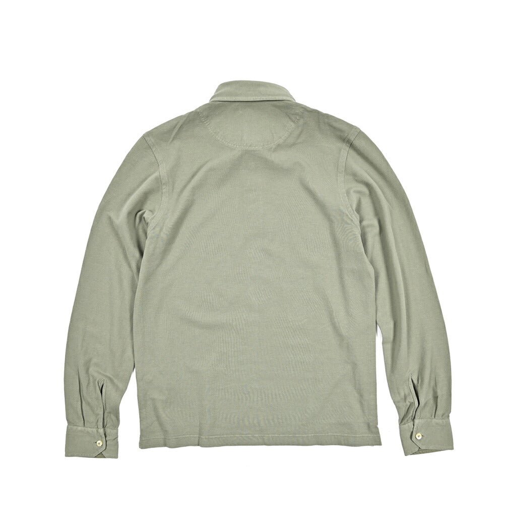 GRAN SASSO コットン100% 長袖鹿の子ポロシャツ|425875|GUARDAROBA MILANO OFFICIAL STORE