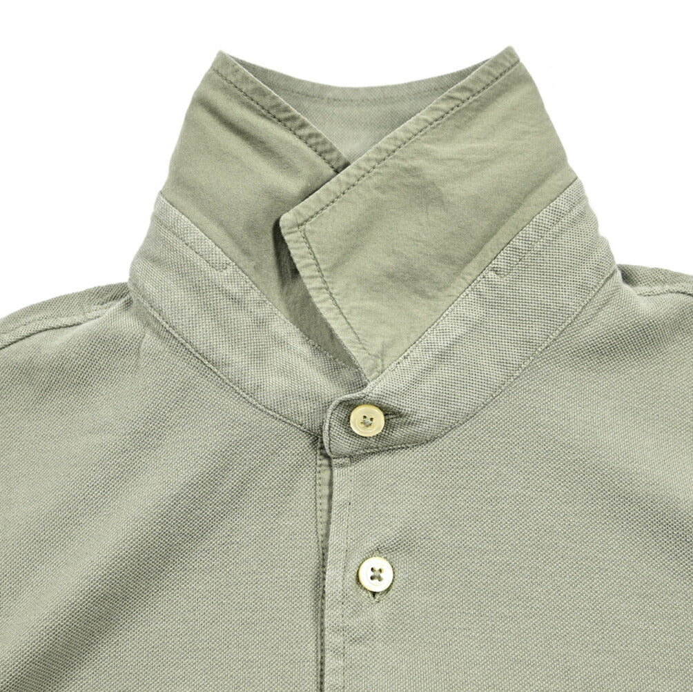 GRAN SASSO コットン100% 長袖鹿の子ポロシャツ|425875|GUARDAROBA MILANO OFFICIAL STORE