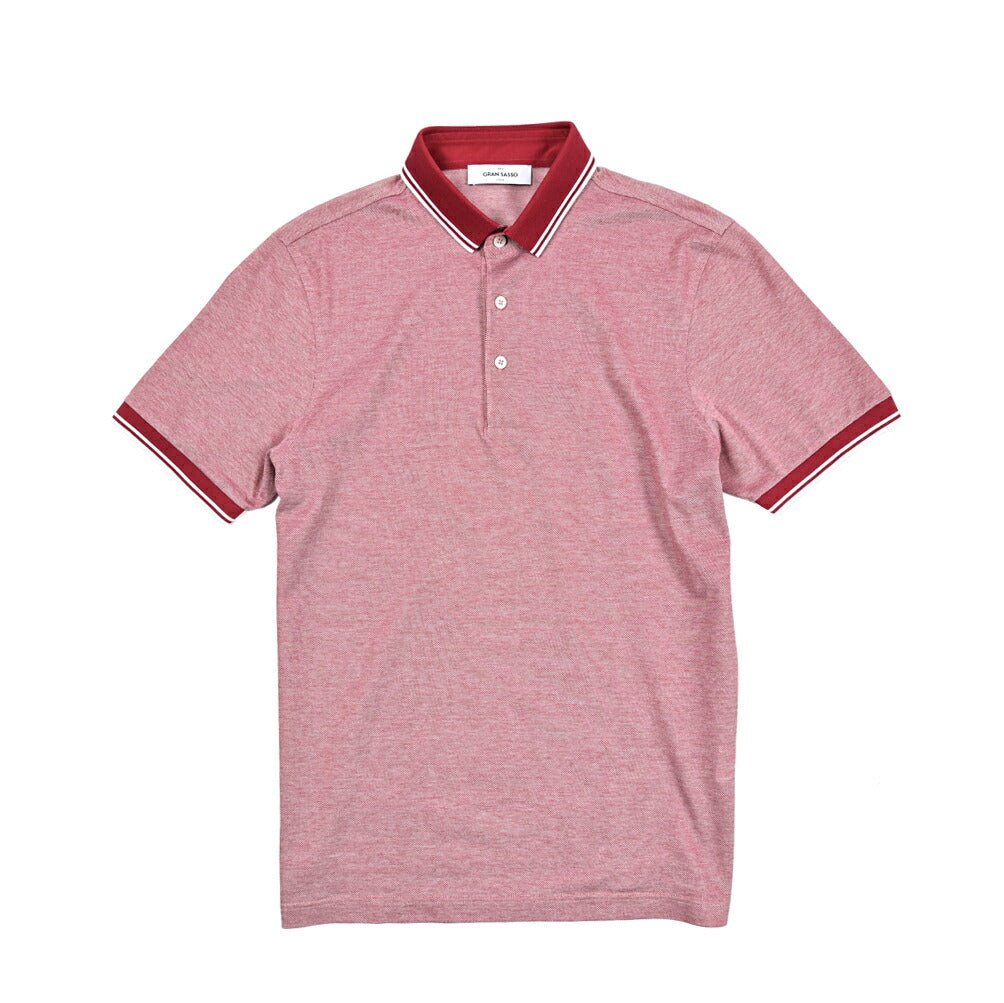 GRAN SASSO コットン100% 鹿の子ポロシャツ|425884|GUARDAROBA MILANO OFFICIAL STORE