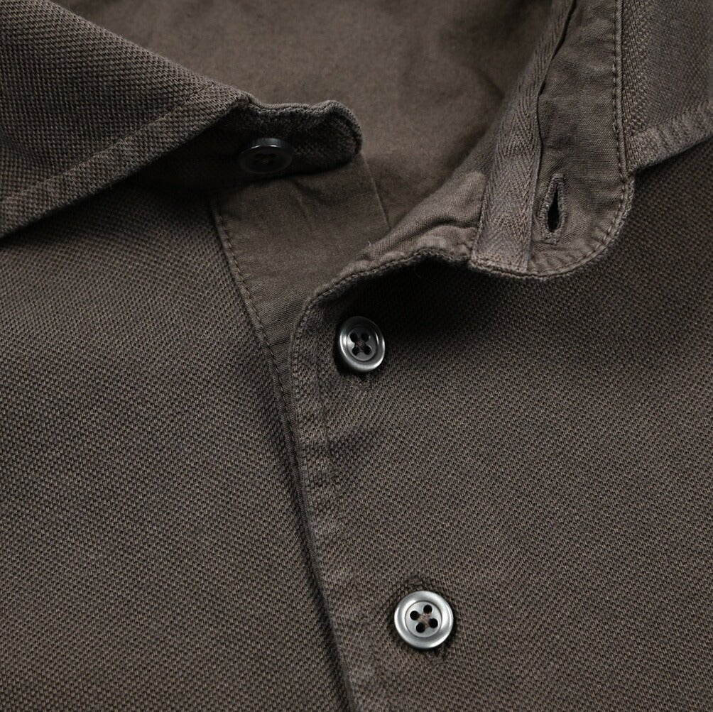 GRAN SASSO コットン100% 鹿の子ポロシャツ (製品染め)|425890|GUARDAROBA MILANO OFFICIAL STORE