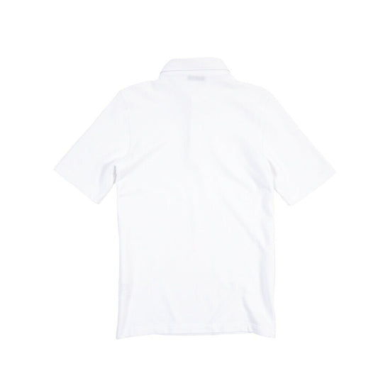 GRAN SASSO コットン100% 半袖鹿の子ポロシャツ ホワイト 48 | GUARDAROBA MILANO OFFICIAL STORE