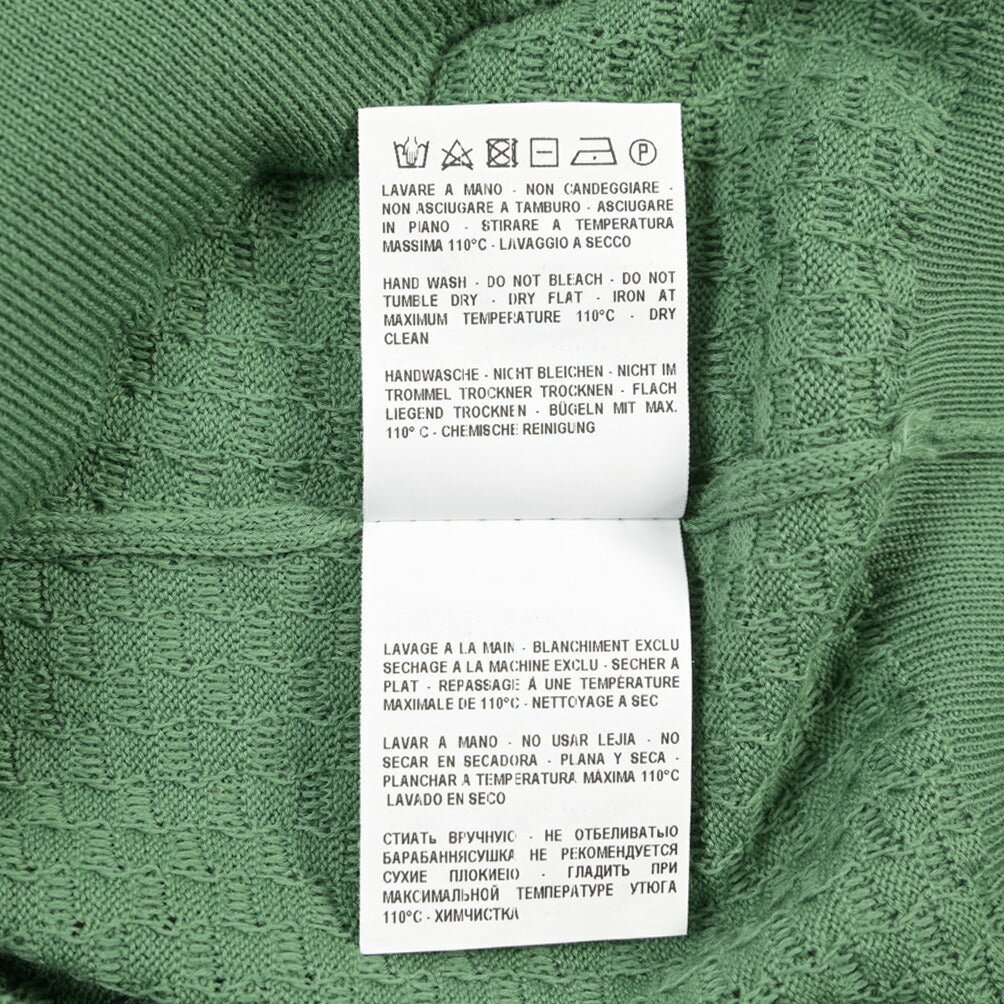 GRAN SASSO コットン100% 半袖ニットポロシャツ グリーン 50 | GUARDAROBA MILANO OFFICIAL STORE