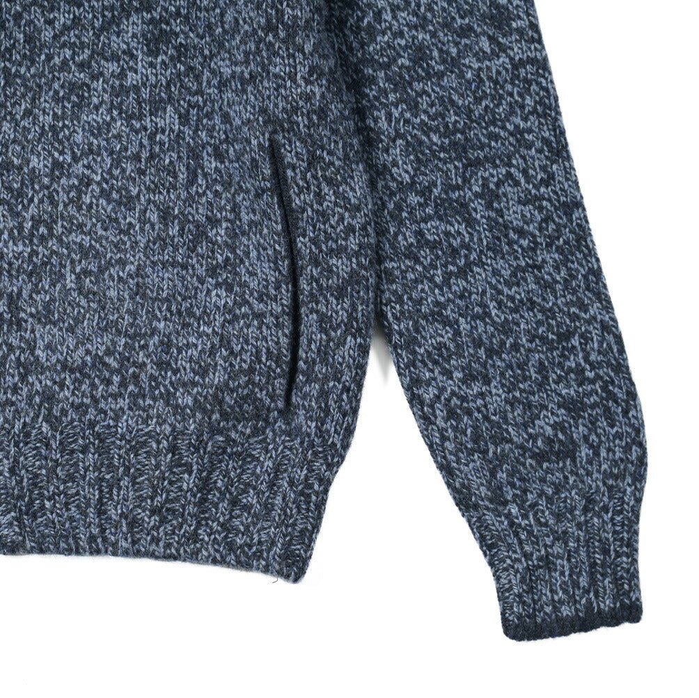 SALE|GRAN SASSO ヴァージンウール100% スタンドカラーミドルゲージニットカーディガン / SLOWEAR|399648 - A - 60|GUARDAROBA MILANO OFFICIAL STORE