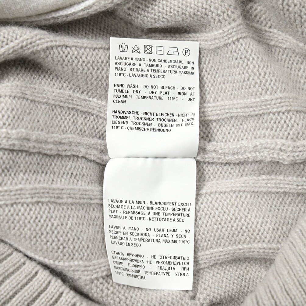 SALE|GRAN SASSO カシミヤ100% ケーブル編みニットスタンドカラーカーディガン / SLOWEAR|399590 - A - 46|GUARDAROBA MILANO OFFICIAL STORE