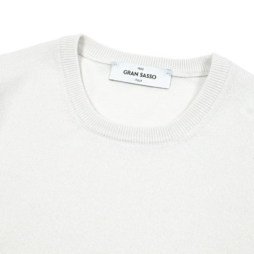 SALE|GRAN SASSO カシミヤ100% クルーネックハイゲージニットセーター / SLOWEAR|416438 - 46|GUARDAROBA MILANO OFFICIAL STORE
