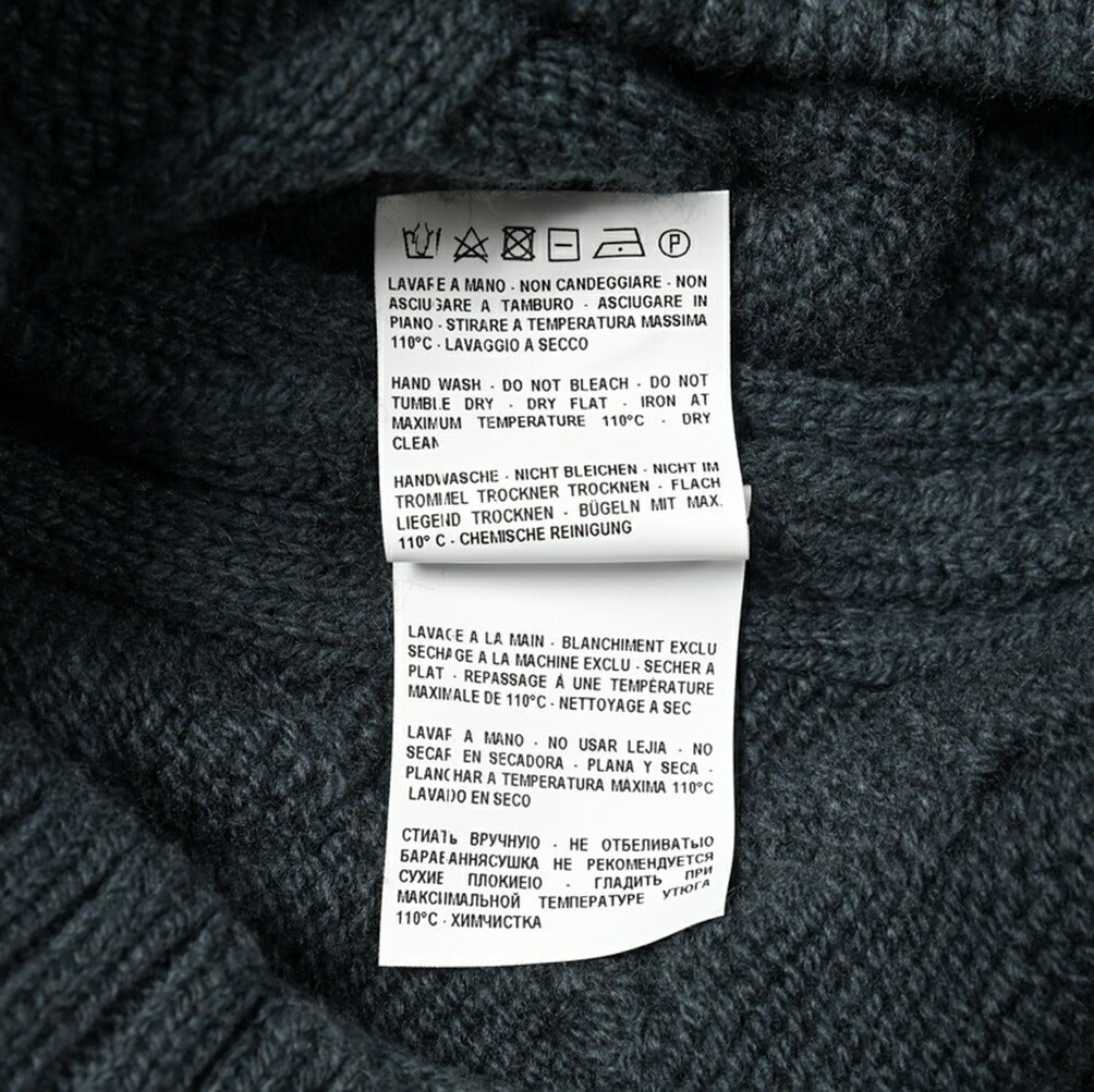 SALE|GRAN SASSO ヴァージンウール100% ケーブル編み ニットタートルネックセーター / SLOWEAR|399751 - A - 50|GUARDAROBA MILANO OFFICIAL STORE