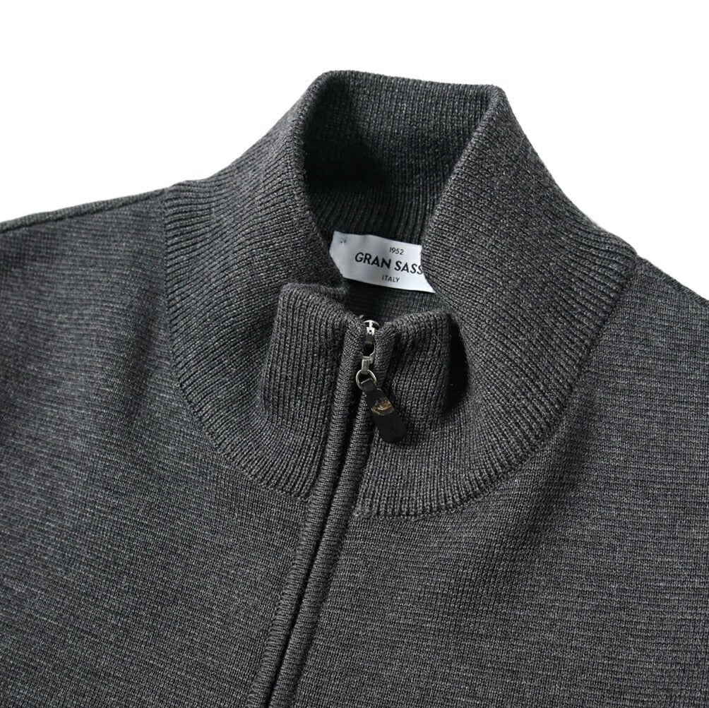 SALE|GRAN SASSO エキストラファインメリノウール100% スタンドカラーハイゲージニットカーディガン / SLOWEAR|399642 - A - 50|GUARDAROBA MILANO OFFICIAL STORE