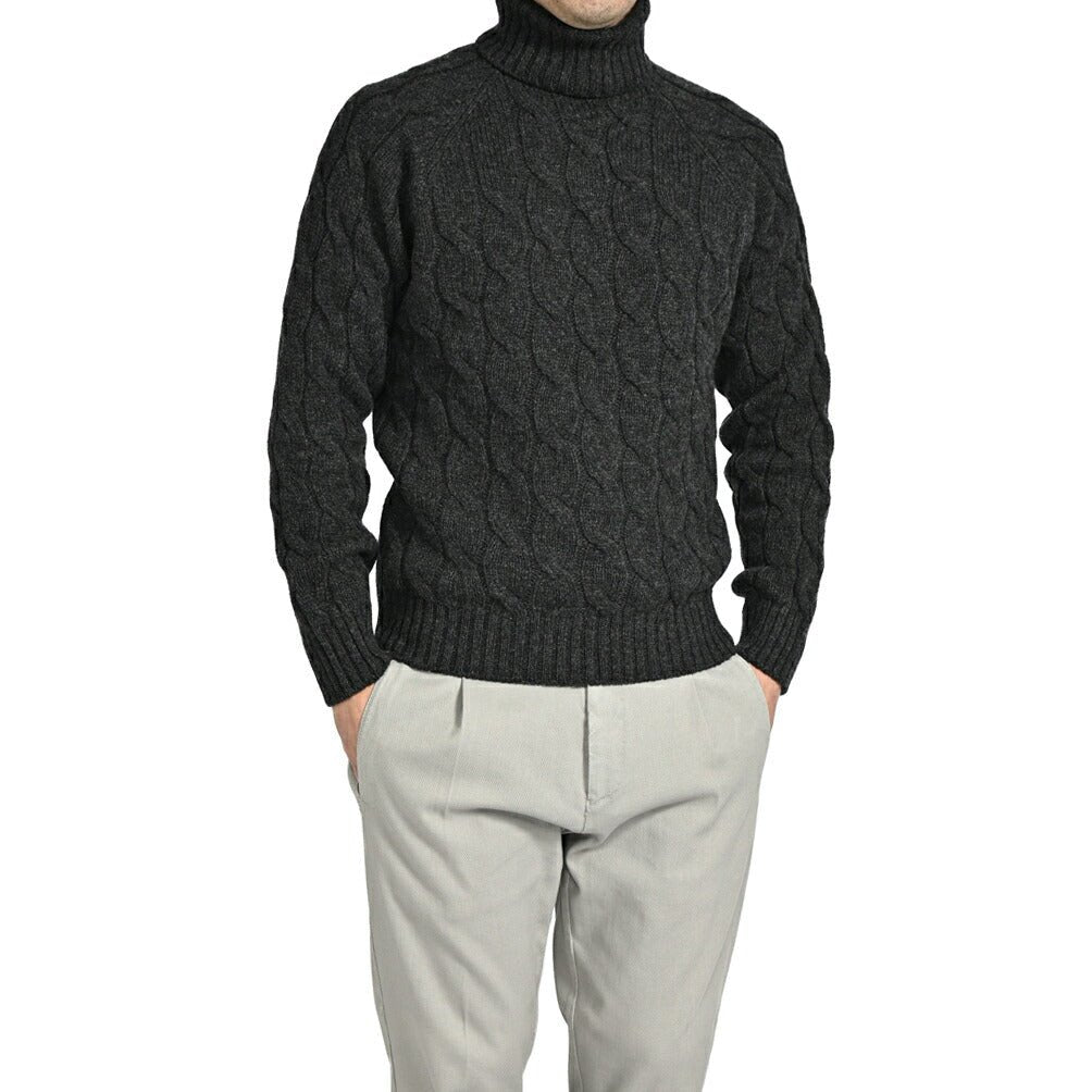 クーポン対象|GRAN SASSO ヴァージンウール100% タートルネックミドルゲージニットセーター / SLOWEAR|GUARDAROBA MILANO OFFICIAL STORE