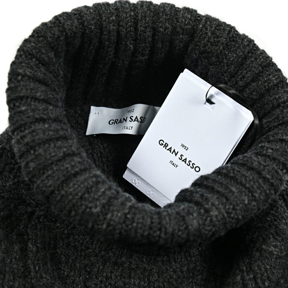 クーポン対象|GRAN SASSO ヴァージンウール100% タートルネックミドルゲージニットセーター / SLOWEAR|GUARDAROBA MILANO OFFICIAL STORE