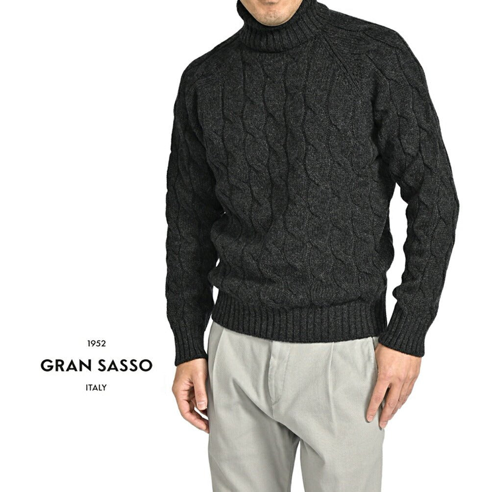 クーポン対象|GRAN SASSO ヴァージンウール100% タートルネックミドルゲージニットセーター / SLOWEAR|GUARDAROBA MILANO OFFICIAL STORE