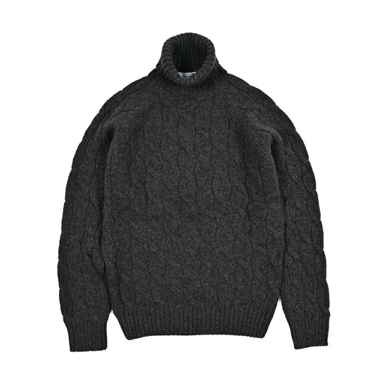 SALE|GRAN SASSO ヴァージンウール100% タートルネックミドルゲージニットセーター / SLOWEAR|414063 - 46|GUARDAROBA MILANO OFFICIAL STORE