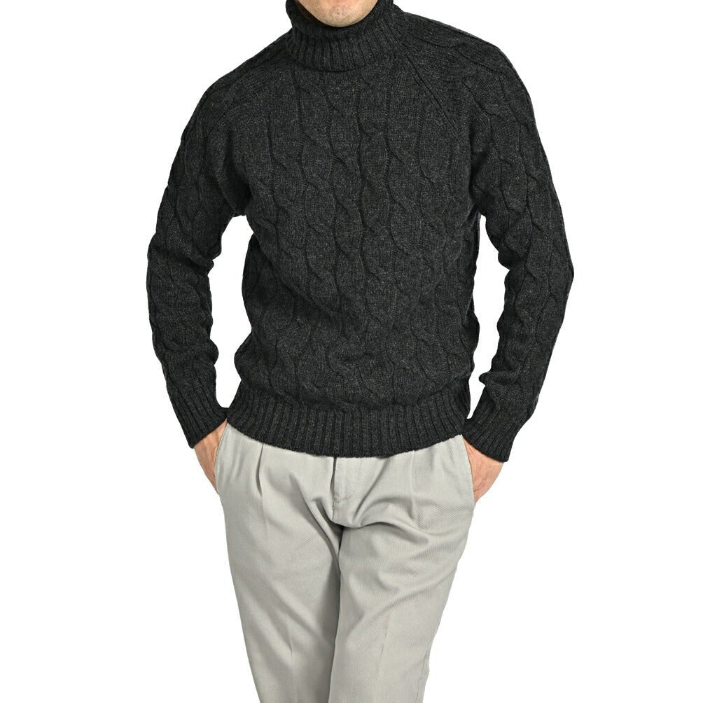 SALE|GRAN SASSO ヴァージンウール100% タートルネックミドルゲージニットセーター / SLOWEAR|414063 - 46|GUARDAROBA MILANO OFFICIAL STORE