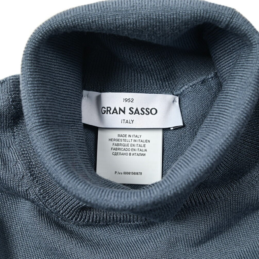 GRAN SASSO ヴァージンウール ハイゲージニットタートルネックセーター / SLOWEAR|400129 - 50|GUARDAROBA MILANO OFFICIAL STORE