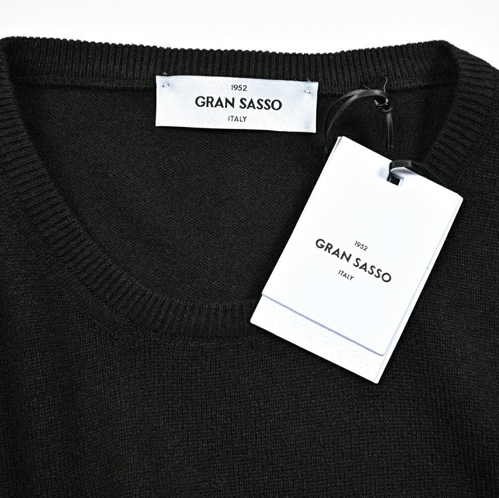 GRAN SASSO ウールカシミヤ クルーネックニットセーター|417846 - 48|GUARDAROBA MILANO OFFICIAL STORE