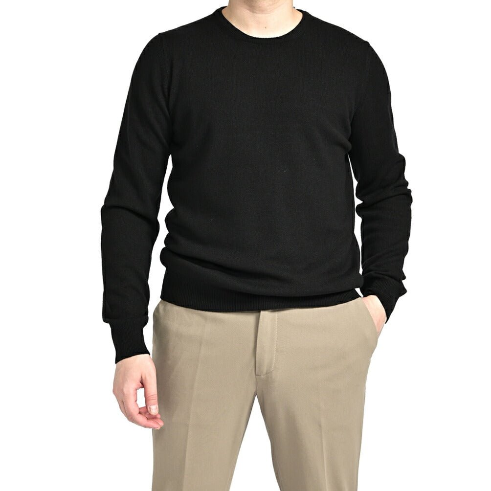 GRAN SASSO ウールカシミヤ クルーネックニットセーター|417846 - 48|GUARDAROBA MILANO OFFICIAL STORE