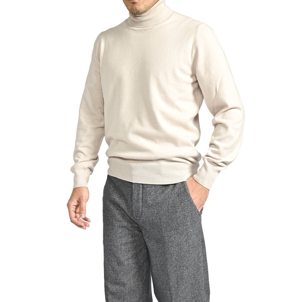 クーポン対象|GRAN SASSO ウールビスコースカシミヤ タートルネックハイゲージニットセーター / SLOWEAR|GUARDAROBA MILANO OFFICIAL STORE