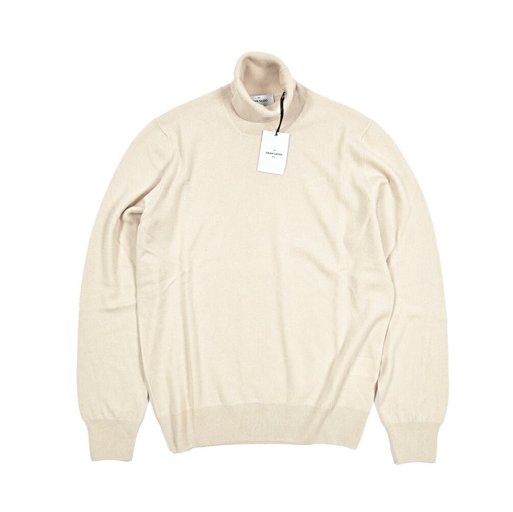 クーポン対象|GRAN SASSO ウールビスコースカシミヤ タートルネックハイゲージニットセーター / SLOWEAR|GUARDAROBA MILANO OFFICIAL STORE