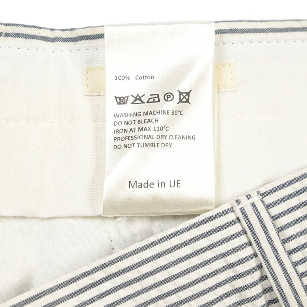 GTA “772 L” コットン100% シアサッカーパンツ / SLIM / メンズ グレー 46 | GUARDAROBA MILANO OFFICIAL STORE