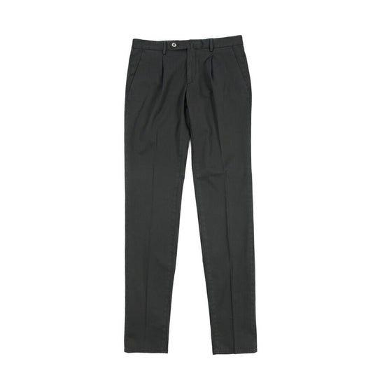 GTA “772 L” SLIM FIT ストレッチコットン ワンタックチノパンツ / SLIM FIT ダークネイビー 46 | GUARDAROBA MILANO OFFICIAL STORE