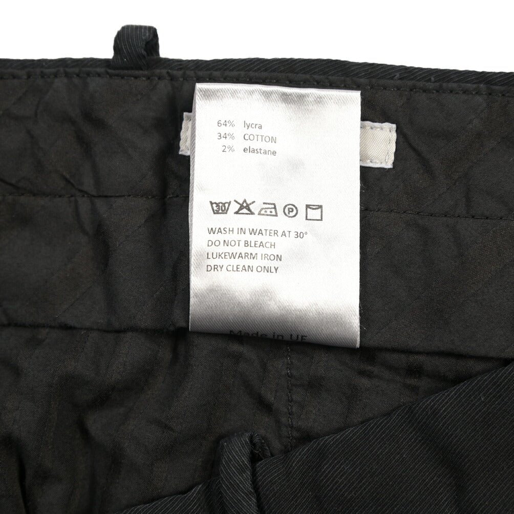 GTA “800 SSL” コットン混 ノータックチノパンツ / EXTRASLIM FIT ダークネイビー 46 | GUARDAROBA MILANO OFFICIAL STORE