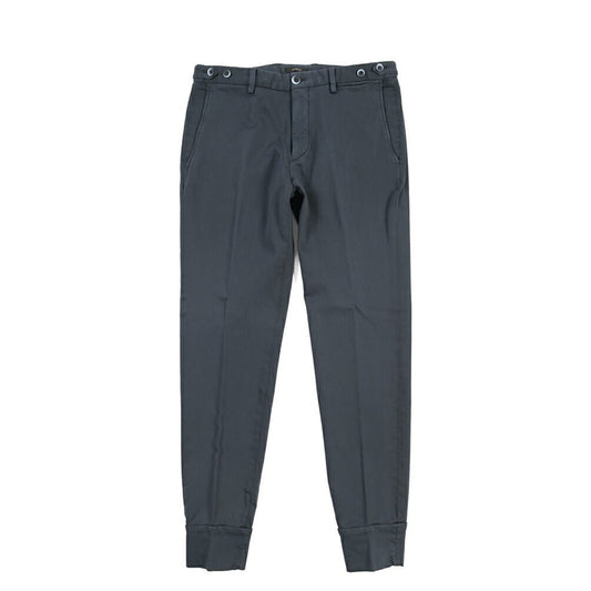 GTA “GIORGIO TECH” ストレッチコットンジャージー イージーパンツ / SLIM / メンズ ネイビー 48 | GUARDAROBA MILANO OFFICIAL STORE