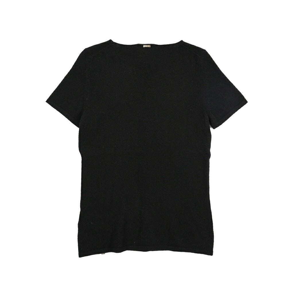 HERNO ヘルノ / カシミヤ100% 半袖ニットボートネックTシャツ