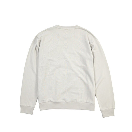 HERNO “Laminar” 異素材コンビ クルーネックスウェットシャツ ライトグレー 56 | GUARDAROBA MILANO OFFICIAL STORE