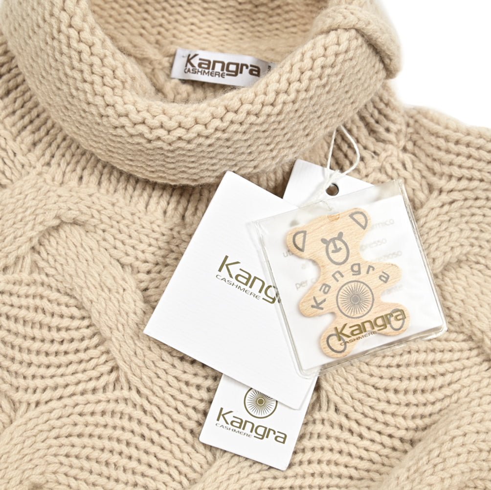 《キッズ》 Kangra ウールカシミヤ ハイネックケーブル編みニットワンピース|r - 265697265697 - 1|GUARDAROBA MILANO OFFICIAL STORE