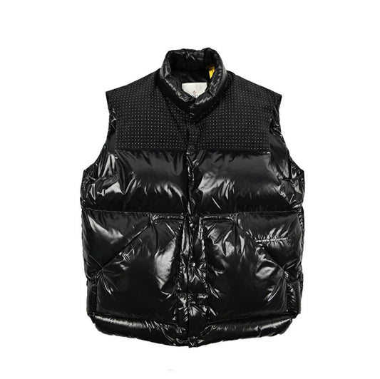 MONCLER ナイロン100% 異素材コンビスタンドカラーダウンベスト / 7 FRAGMT HIROSHI FUJIWARA|415959 - 2|GUARDAROBA MILANO OFFICIAL STORE