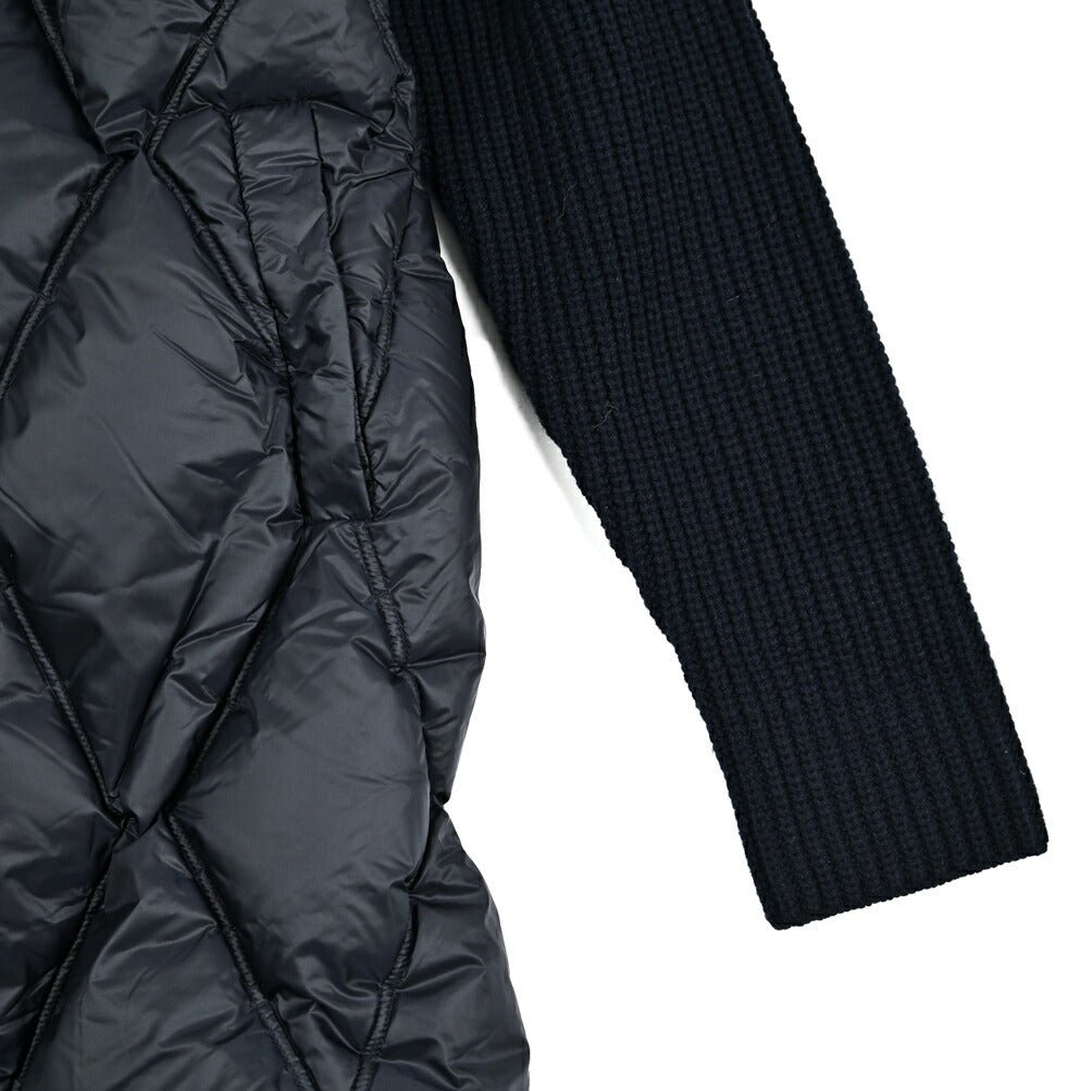 MONCLER 異素材コンビ キルティングダウンコート|GUARDAROBA MILANO OFFICIAL STORE