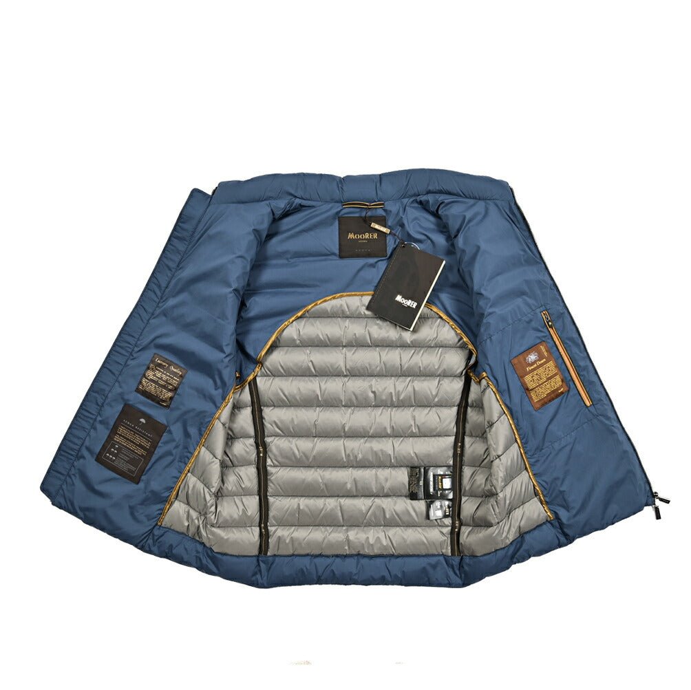 MOORER ALAF - S3 スタンドカラーライトダウンベスト|418107 - 46|GUARDAROBA MILANO OFFICIAL STORE
