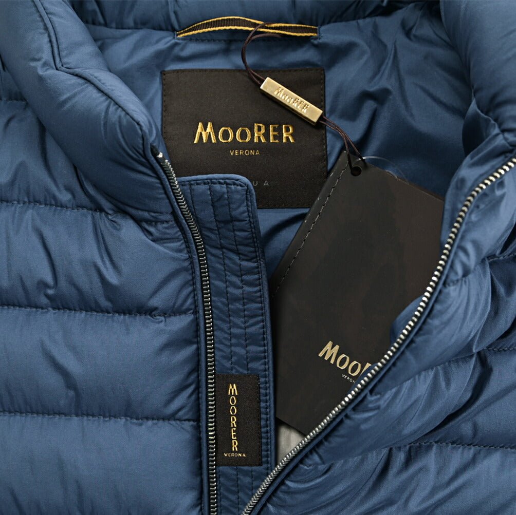 MOORER ALAF - S3 スタンドカラーライトダウンベスト|418107 - 46|GUARDAROBA MILANO OFFICIAL STORE