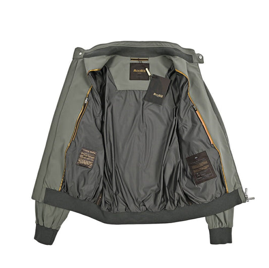 MOORER ALBERTI - KN ストレッチナイロン シングルライダースジャケット / ACQUA RESISTANT(撥水)|436045|GUARDAROBA MILANO OFFICIAL STORE