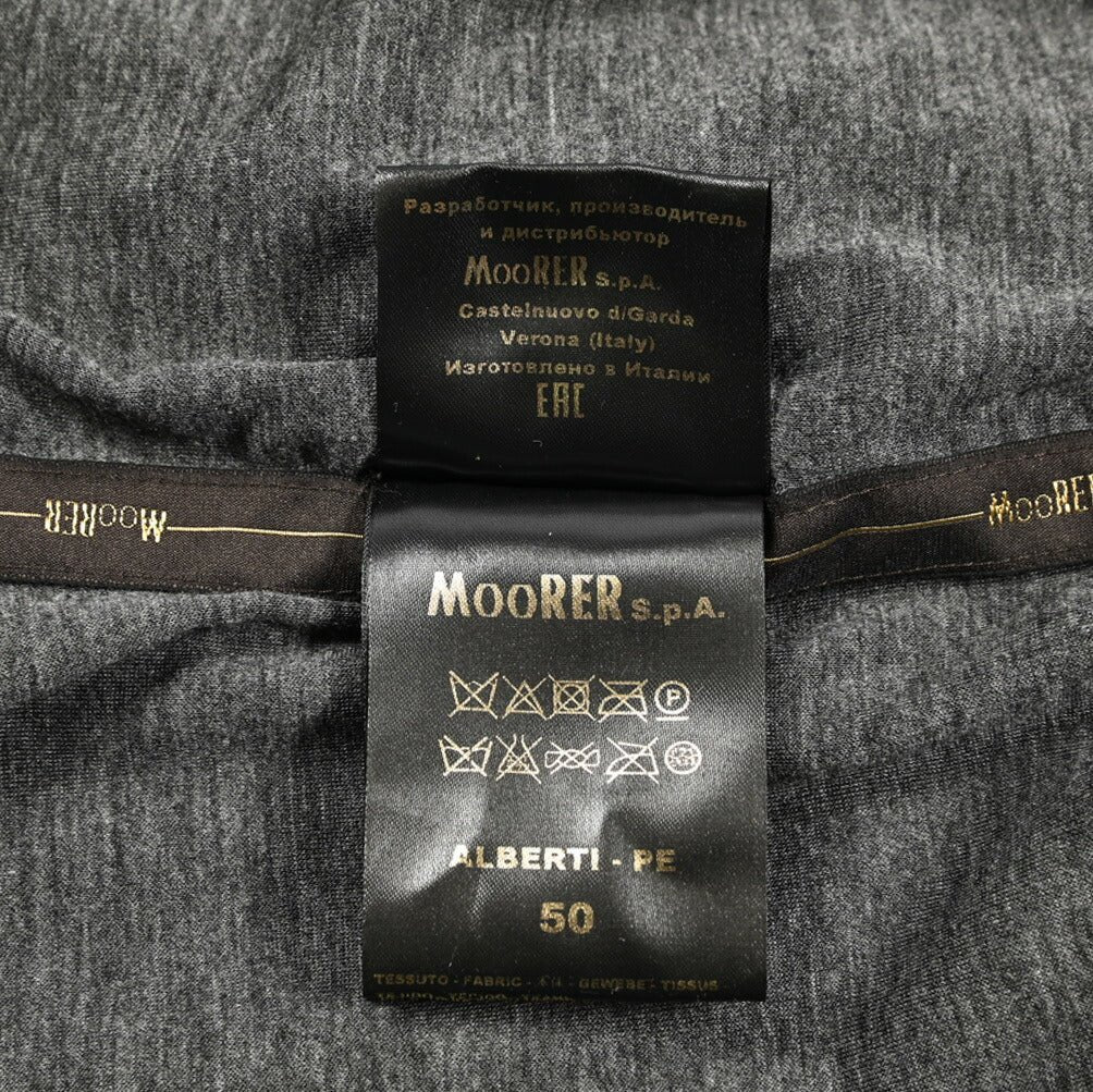 MOORER ALBERTI - PE シングルライダースレザージャケット|436040|GUARDAROBA MILANO OFFICIAL STORE