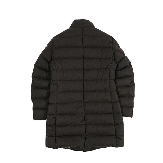 MOORER “ALFIERI-FUR-IL” カシミヤ100% ファー付きスタンドカラーダウンコート ダークブラウン(MORO) 48 | GUARDAROBA MILANO OFFICIAL STORE