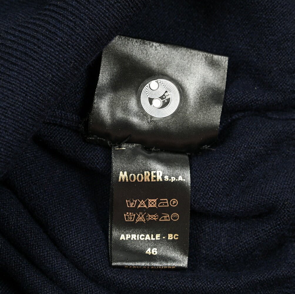 MOORER APRICALE - BC カシミヤ100% ニットポロセーター|418938 - 46|GUARDAROBA MILANO OFFICIAL STORE