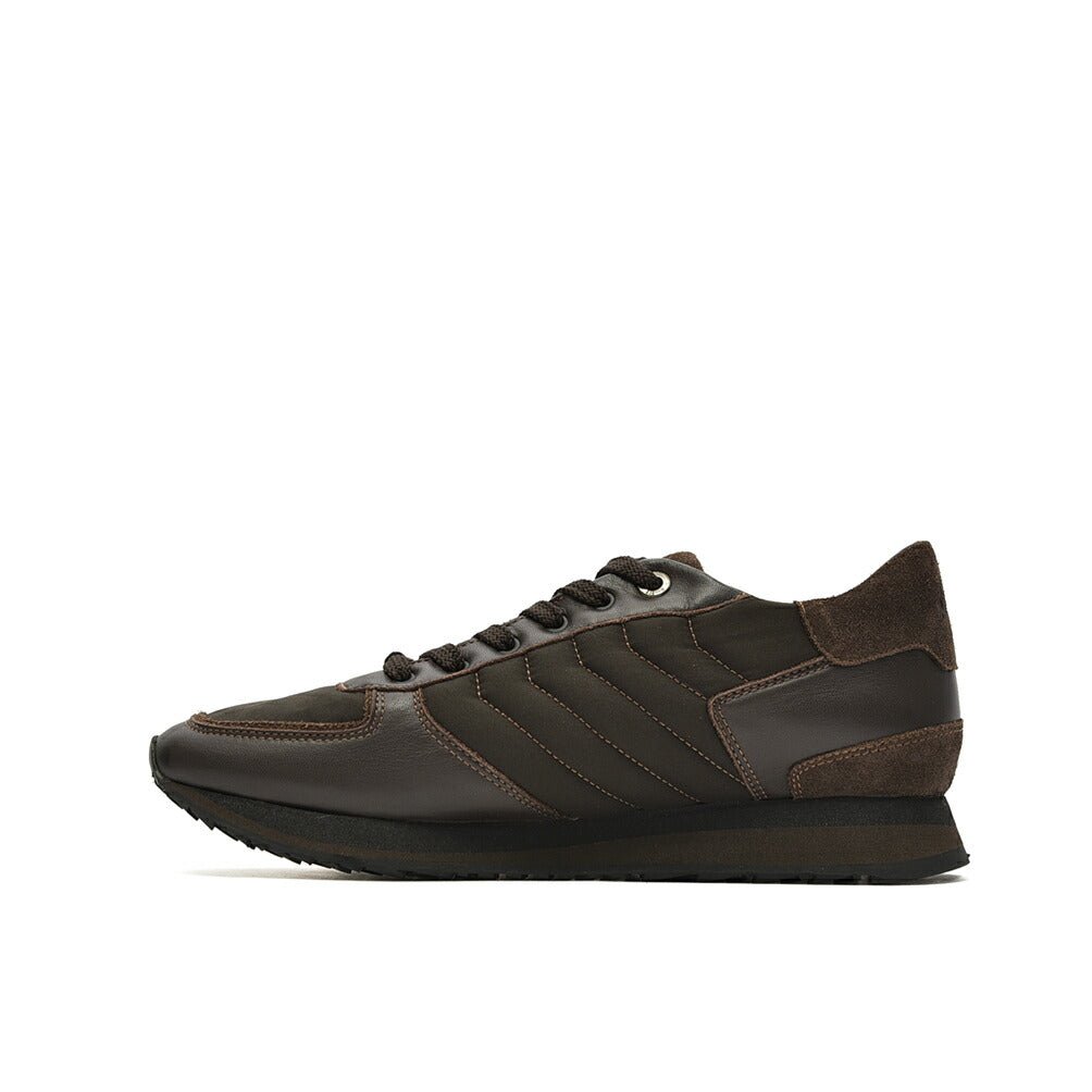 MOORER BALBO - NPP レザーコンビネーションスニーカー|420269|GUARDAROBA MILANO OFFICIAL STORE