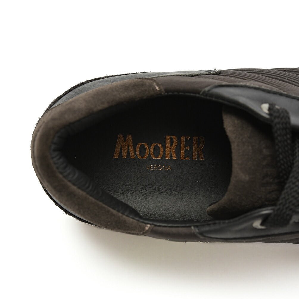 MOORER BALBO - NPP スエードレザーコンビネーションスニーカー|420270 - 39|GUARDAROBA MILANO OFFICIAL STORE